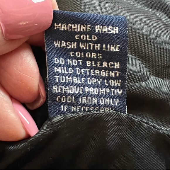 Lane Crawford NY Paris Black Vegan Leather Ruched Full Zip Cropped Jacket Size M - Picture 9 of 9